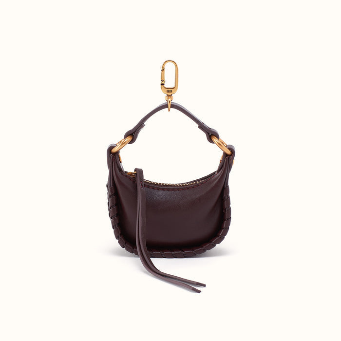 Mia Micro Charm In Suede Leather