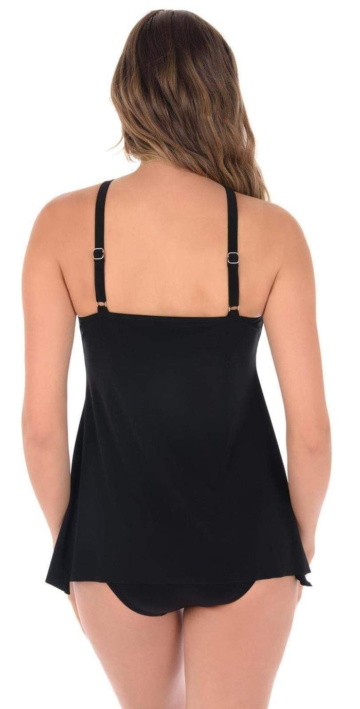 Miraclesuit Fold over Bottom in Black 6503102-BLK: