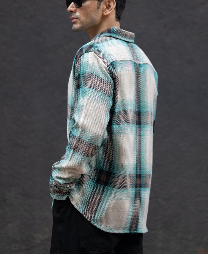 Multi Colour Structured Checks Shirt