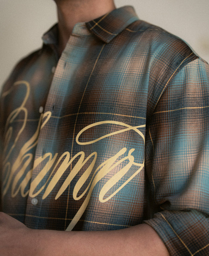 Multicolour Printed Checks Shirt