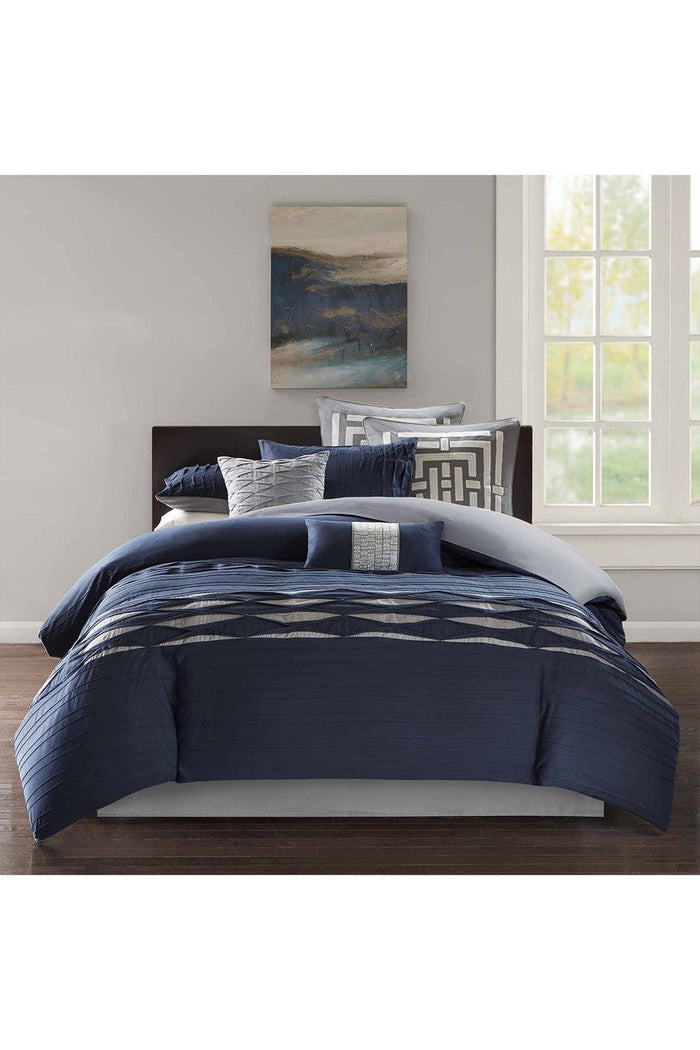 Nara Navy Euro Sham
