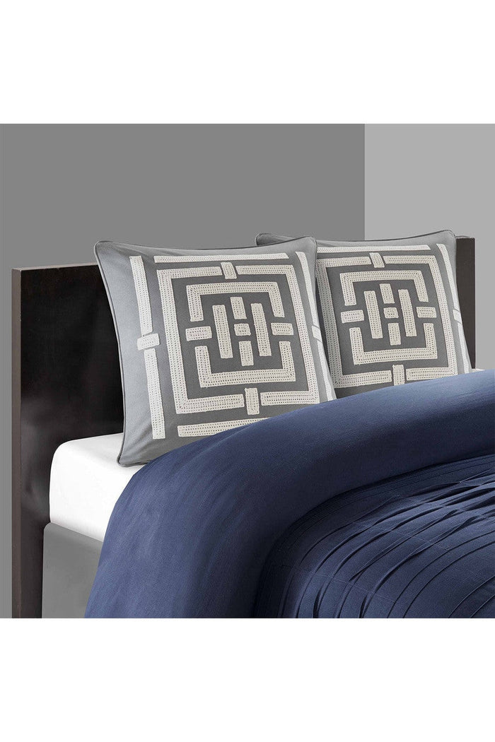 Nara Navy Euro Sham