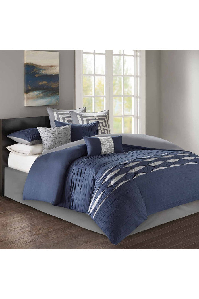 Nara Navy Euro Sham