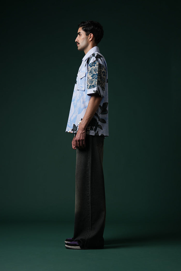 Neelvan Bloom Polo T-shirt