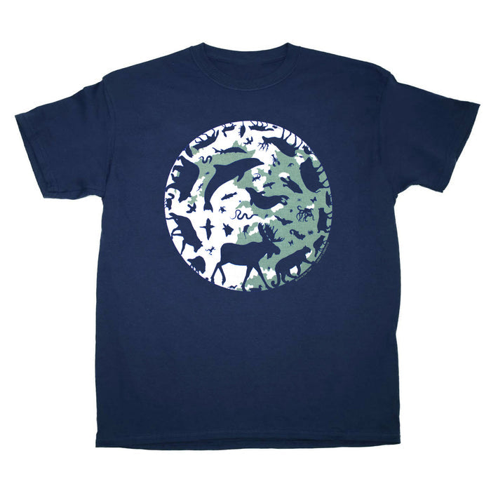 Night Animals Youth Navy T-shirt