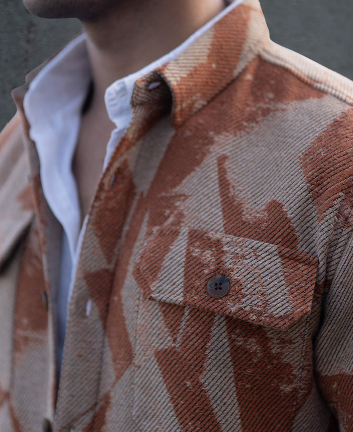 Ochre Jacquard Overshirt