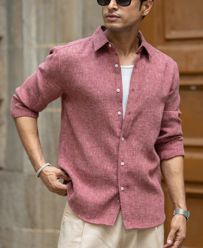 Onion Structured Linen Blend Shirt