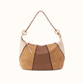 Opal Shoulder In Pebbled Leather - Timber Brown- FOL