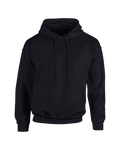 Oversized unisex midnight black pullover hoodie - front view