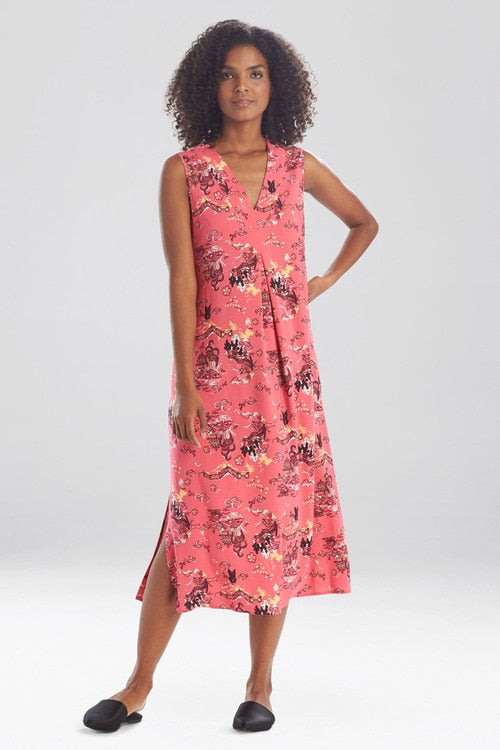 Pagoda Challis Gown