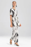 Painted Ikat Caftan Top