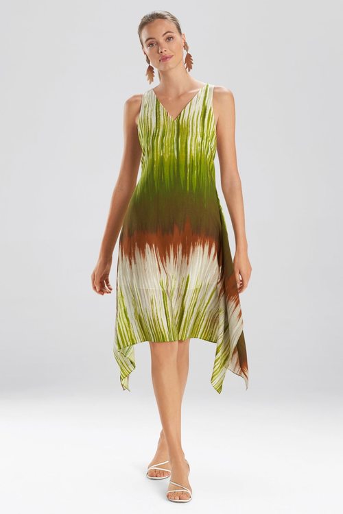Painted Tie-Dye Tank Dress