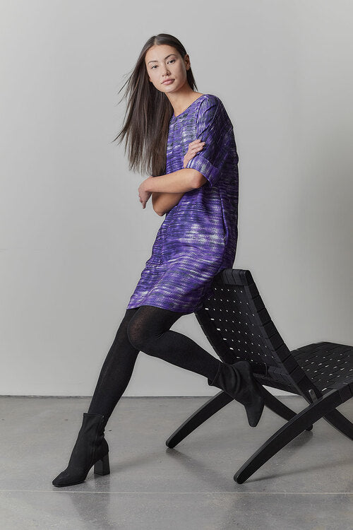 Paloma-Printed Cady T-Shirt Dress