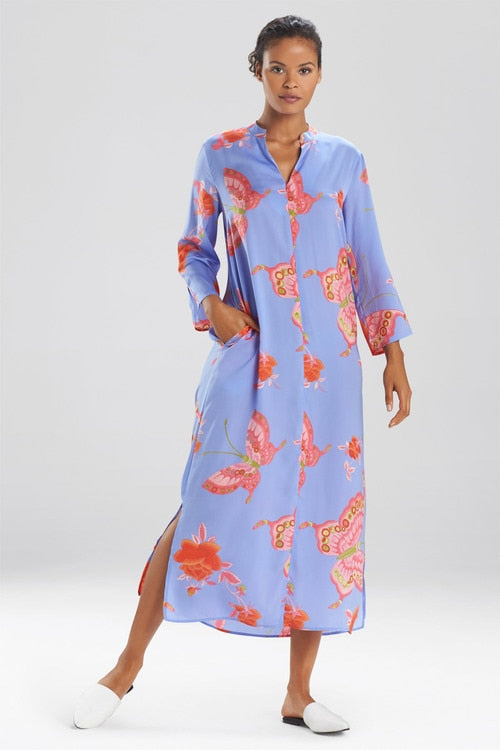 Papillion Garden Zip Caftan