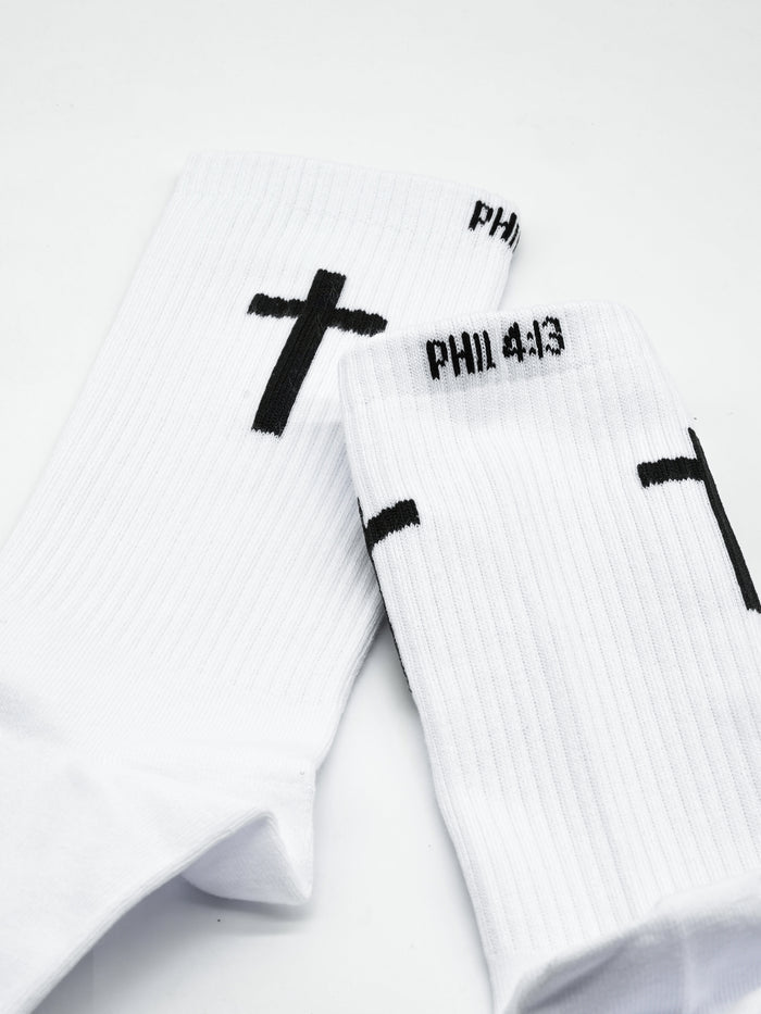 Phil 4:13 Crew Socks - HolStrength