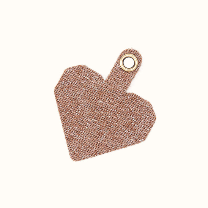 Phone Tether Tab in Fabric - Brown- FOL