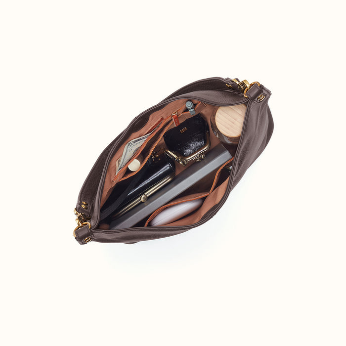 Pier Shoulder Bag In Pebbled Leather