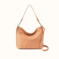 Pier Shoulder Bag in Pebbled Leather - Sandstorm- FOL