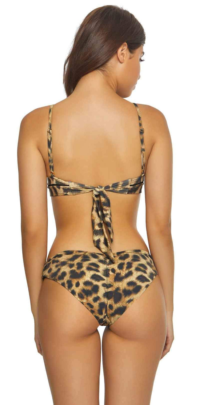 PilyQ Jungle Basic Ruched Full Bottom JUN-211F: