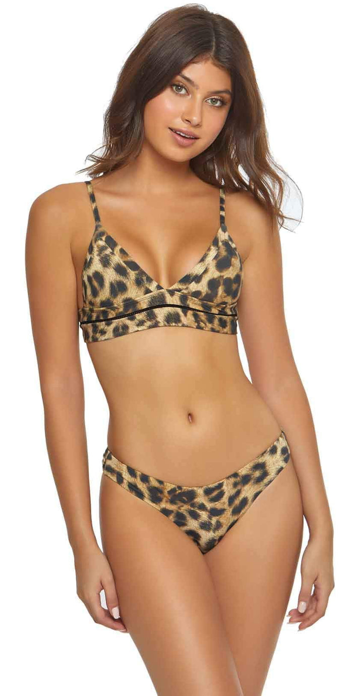 PilyQ Jungle Basic Ruched Full Bottom JUN-211F: