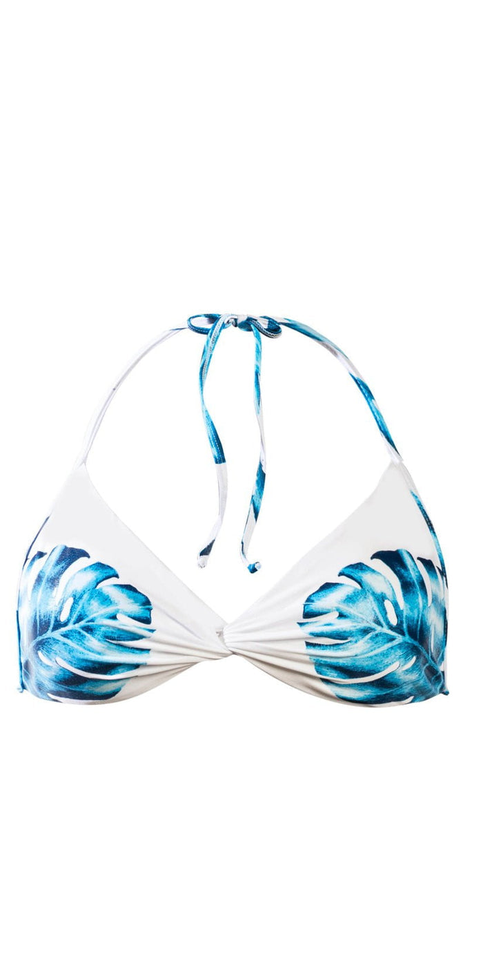 PilyQ Wailea Kai Twist Halter Top WAI-159H:
