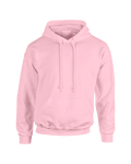 unisex pink oversized hoodie fleece front flat view