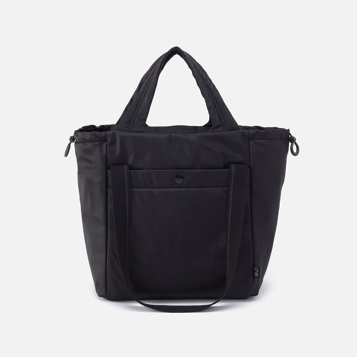 PLACES TO GO Tote in caRefiber recycled nylon - Jet