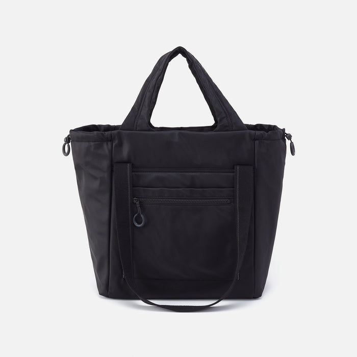 PLACES TO GO Tote in caRefiber recycled nylon - Jet