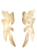 Plated Brass Abstract Earrings
