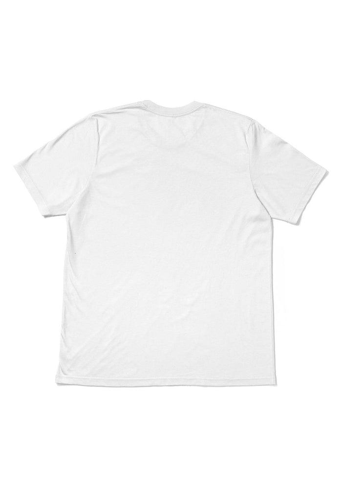 womens white boyfriend cut t-shirt premium airlume cotton flat black view