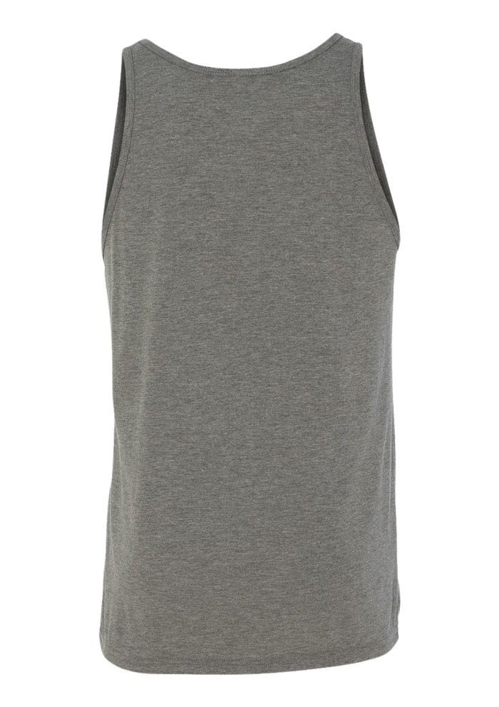 mens gray under-shirt tank style airlume cotton back 3D image