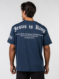 Navy Blue - Jesus is King / S