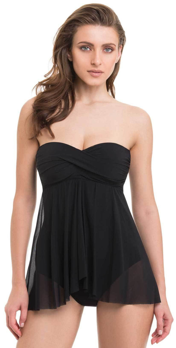 Profile by Gottex Tutti Frutti Bandeau One Piece E837-2045-001: