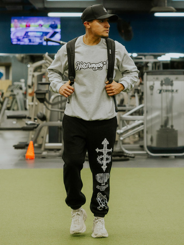 Puff Print Vintage Crew - HolStrength