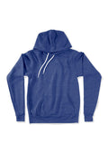 Pullover Kangaroo Fleece Hoodie Blue Heather - Perfect TShirt Co