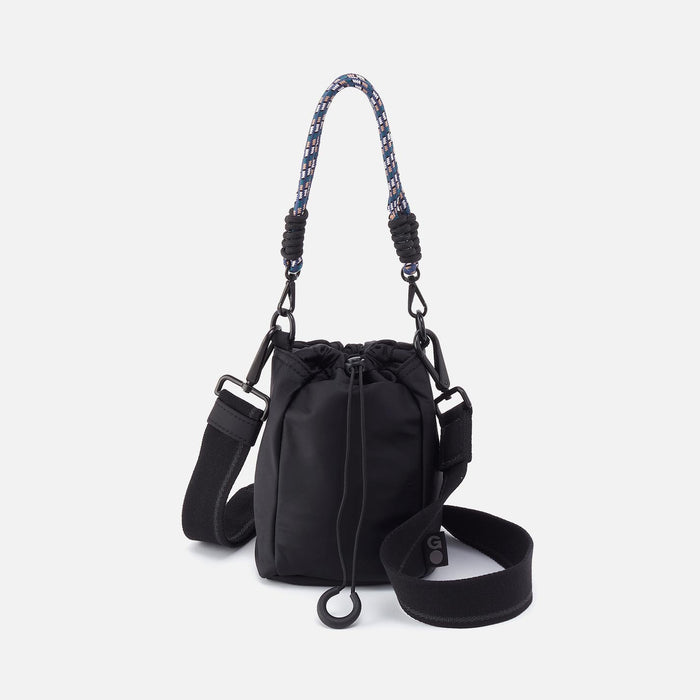 QUICK CINCH CROSSBODY in CaRefiber recycled nylon - Jet