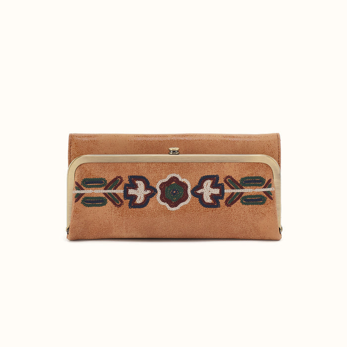 Rachel Continental Wallet In Buffed Leather