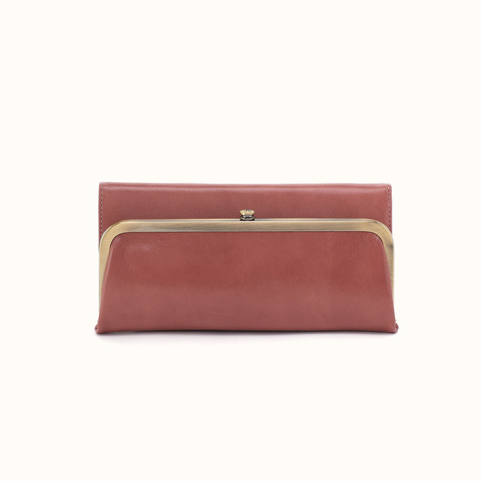 Rachel Continental Wallet In Polished Leather