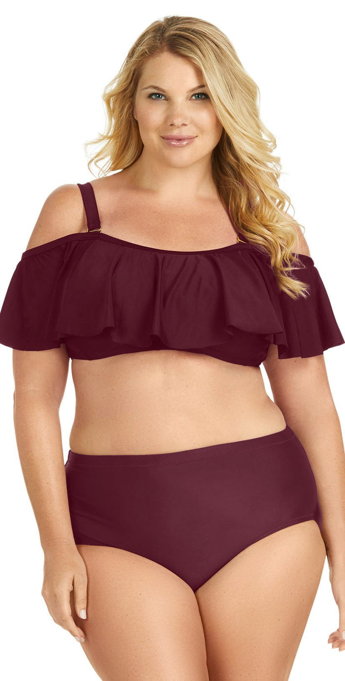 Raisins Curve St. Vincent Bottom in Maroon Y840057-MAR: