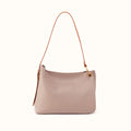 Rayna Shoulder Bag In Double-Faced Leather - Warm Adobe