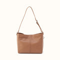 Render Shoulder Bag in Pebbled Leather - Brown Sugar