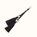 Ring Tassel Swag In Pebbled Leather