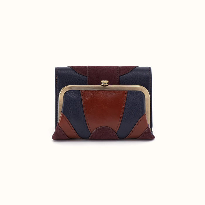 Robin Compact Wallet In Pebbled Leather
