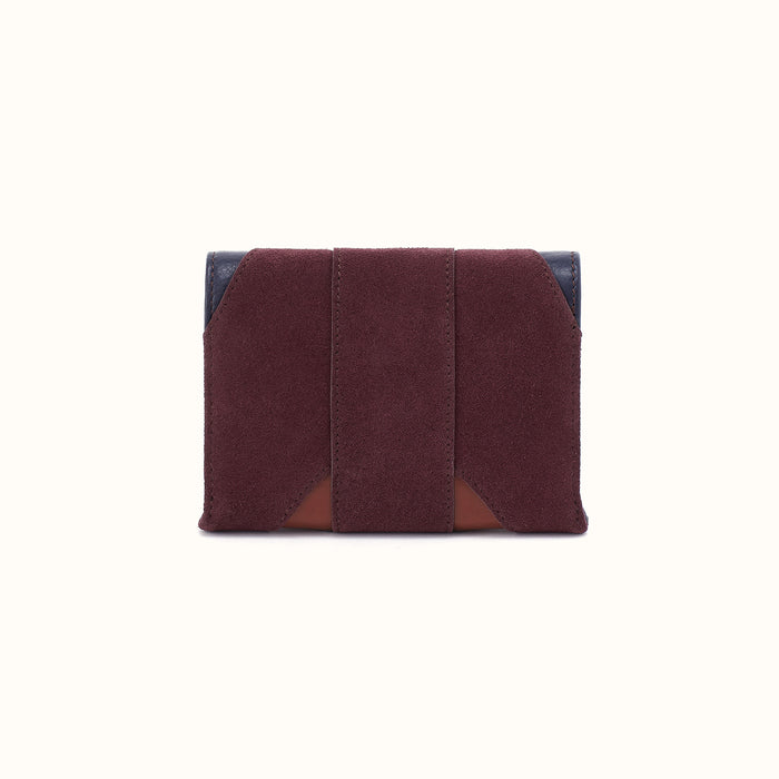 Robin Compact Wallet In Pebbled Leather