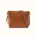 Romy Medium Crossbody In Polished Leather - Truffle- FOL