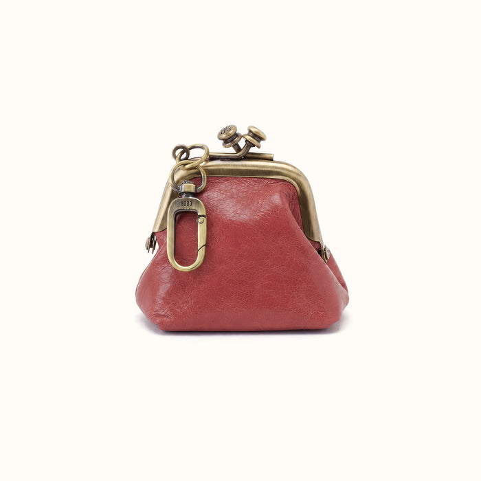 Run Frame Pouch In Polished Leather