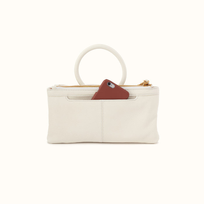 Sable Crossbody in Pebbled Leather - Coastal Cloud