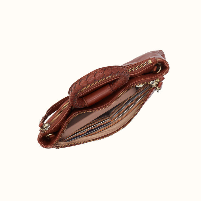 Sable Crossbody In Washed Leather