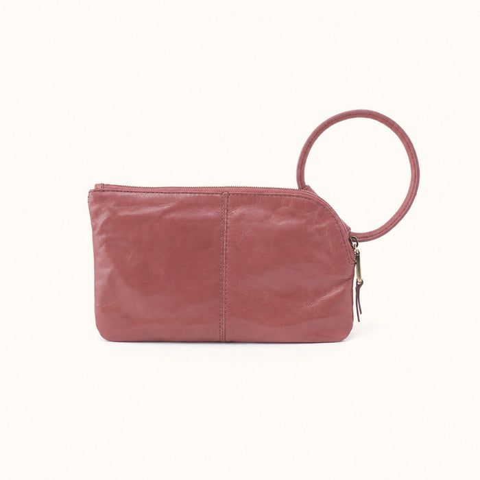 Sable Wristlet In Polished Leather