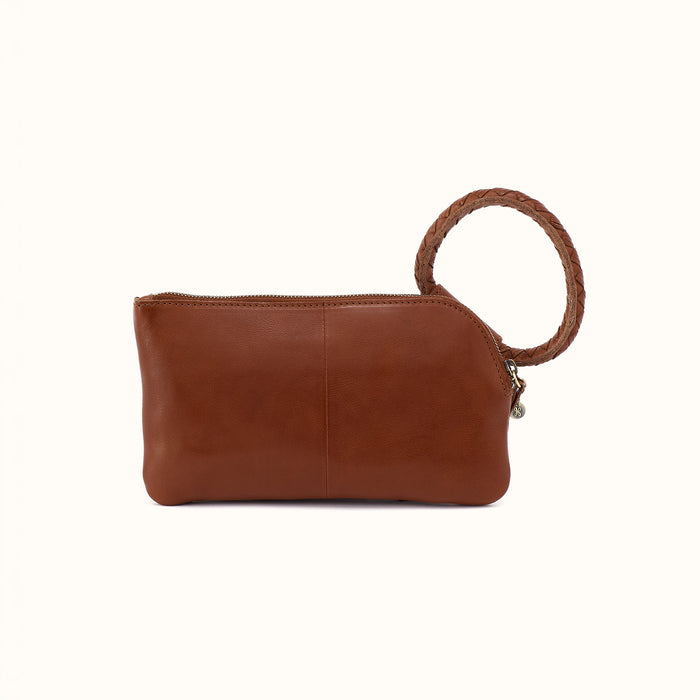 Sable Wristlet In Washed Leather